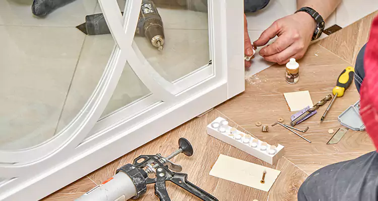 Interior Patio Door Casing Repair in Key West, FL
