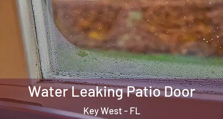 Water Leaking Patio Door Key West - FL